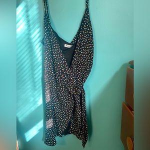 Reformation Polka Dot Wrap Dress